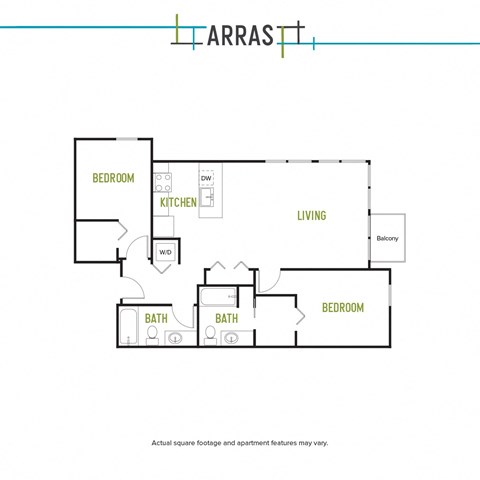 2 Bed 2 Bath